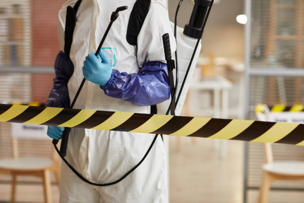 Professional Biohazard Cleanup technician working in Redmond, OR
